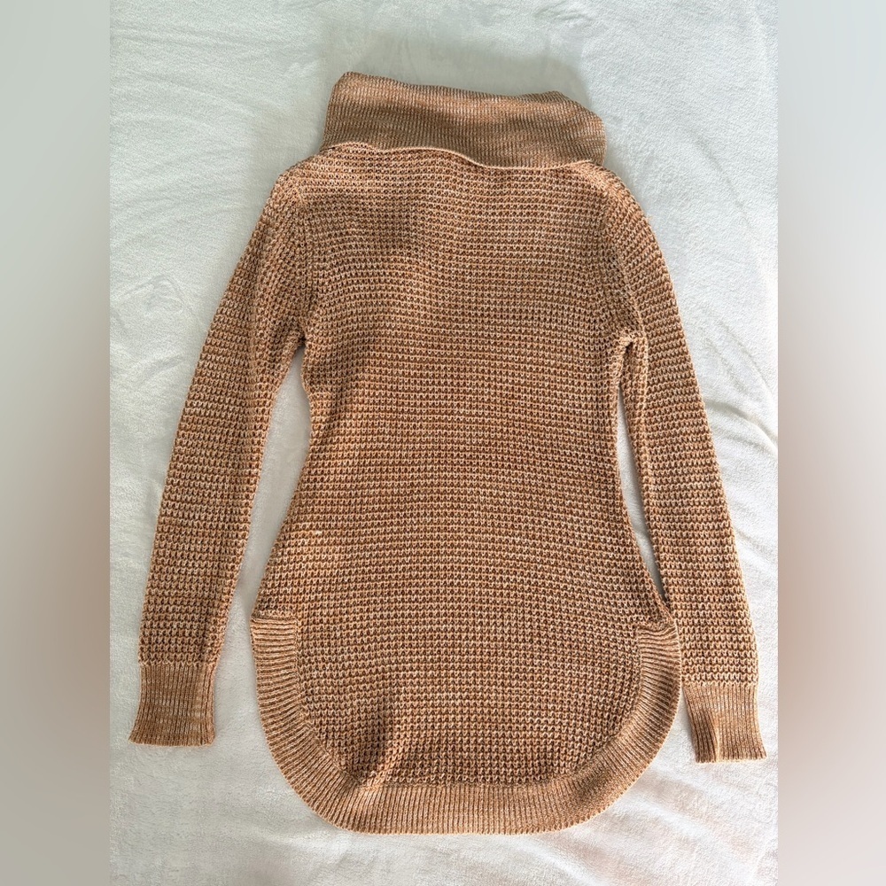 GBG Los Angeles Camel Cowl Neck Sweater - Picture 6 of 8